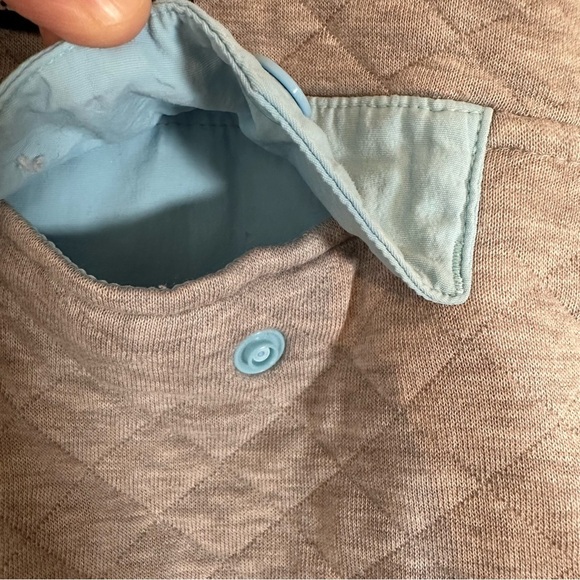 Patagonia Sweater Womens Organic Cotton Quilt Snap-T Pullover Size Medium **flaw - Picture 8 of 11